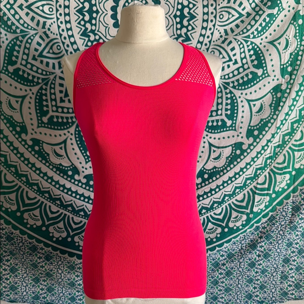 Vibrant Pink Tight Tank Top